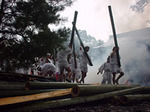 加賀市大聖寺にある菅生石部神社で竹割まつりが本日行われます。